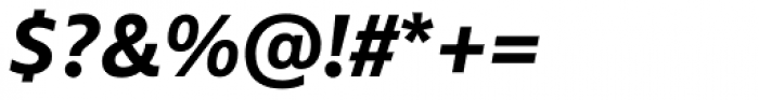 FF Marselis OT Bold Italic Font OTHER CHARS