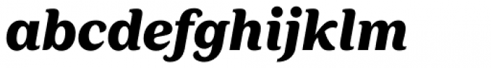 FF Marselis Serif Black Italic Font LOWERCASE
