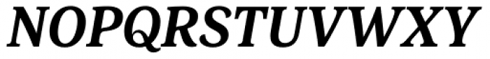FF Marselis Serif Bold Italic Font UPPERCASE