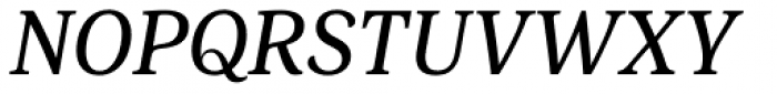 FF Marselis Serif Italic Font UPPERCASE