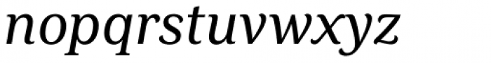 FF Marselis Serif Italic Font LOWERCASE