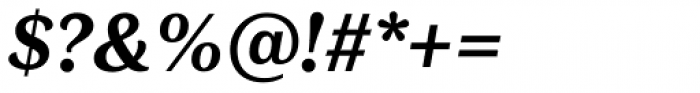 FF Marselis Serif Pro Bold Italic Font OTHER CHARS