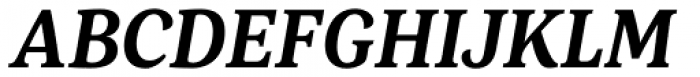 FF Marselis Serif Pro Bold Italic Font UPPERCASE