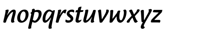 FF Masala Regular Italic Font LOWERCASE