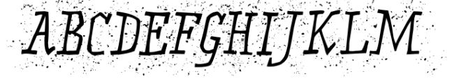 FF Matto Std Porco Regular Italic Font UPPERCASE