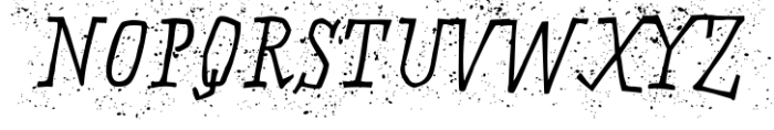 FF Matto Std Porco Regular Italic Font UPPERCASE