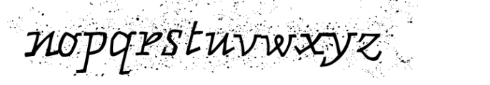 FF Matto Std Porco Regular Italic Font LOWERCASE