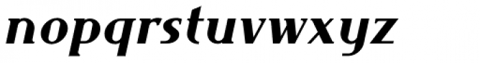 FF Maverick Bold Italic Font LOWERCASE