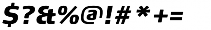 FF Max Demi Serif OT Black Italic Font OTHER CHARS
