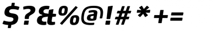 FF Max Demi Serif OT ExtraBold Italic Font OTHER CHARS