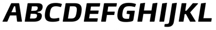 FF Max Demi Serif OT ExtraBold Italic Font UPPERCASE
