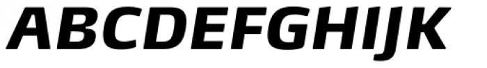FF Max Demi Serif Pro Black Italic Font UPPERCASE