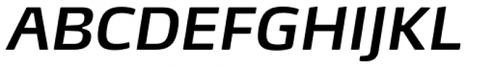 FF Max Demi Serif Pro DemiBold Italic Font UPPERCASE