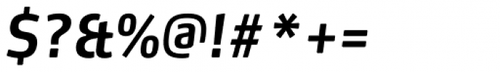 FF Max OT Cond DemiBold Italic Font OTHER CHARS