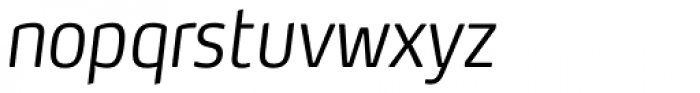 FF Max OT Cond ExtraLight Italic Font LOWERCASE
