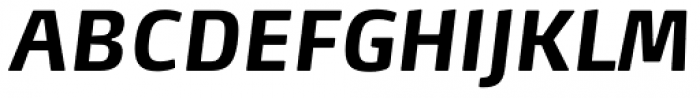 FF Max Pro Condensed Bold Italic Font UPPERCASE