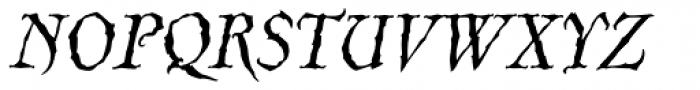 FF Merlin Italic Font UPPERCASE