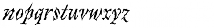FF Merlin Italic Font LOWERCASE