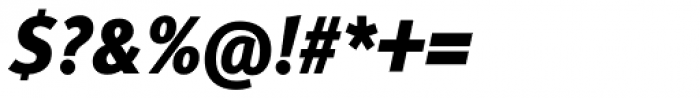 FF Meta Cond OT Black Italic Font OTHER CHARS