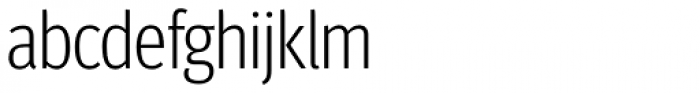 FF Meta Headline Pro Condensed Light Font LOWERCASE