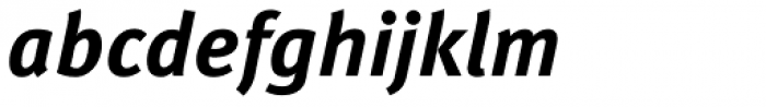 FF Meta Hebrew Bold Italic Font LOWERCASE