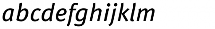 FF Meta Hebrew Book Italic Font LOWERCASE