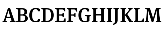 FF Meta Serif Medium Font UPPERCASE