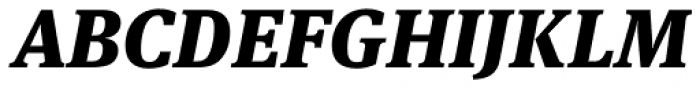 FF Meta Serif OT Black Italic Font UPPERCASE