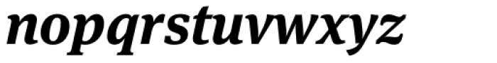 FF Meta Serif OT Bold Italic Font LOWERCASE