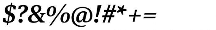 FF Meta Serif OT Medium Italic Font OTHER CHARS