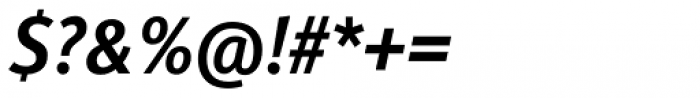 FF Meta Std Condensed Bold Italic Font OTHER CHARS