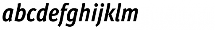 FF Meta Std Condensed Bold Italic Font LOWERCASE
