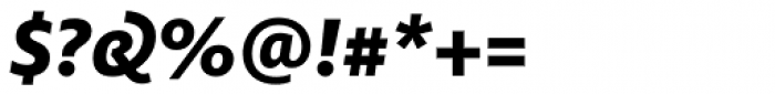 FF Milo OT ExtraBold Italic Font OTHER CHARS