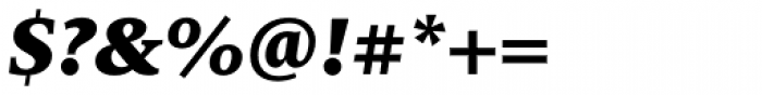 FF Milo Serif OT Black Italic Font OTHER CHARS