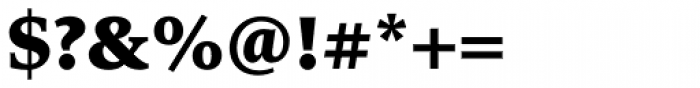 FF Milo Serif OT Black Font OTHER CHARS