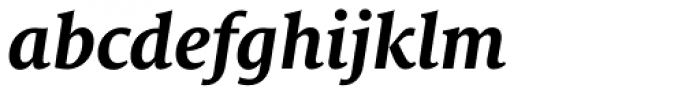 FF Milo Serif OT Bold Italic Font LOWERCASE