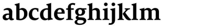 FF Milo Serif OT Bold Font LOWERCASE