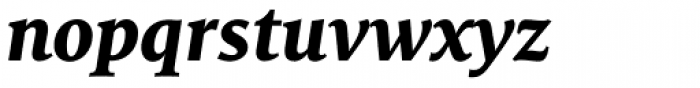 FF Milo Serif OT ExtraBold Italic Font LOWERCASE
