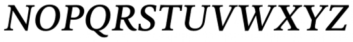 FF Milo Serif OT Medium Italic Font UPPERCASE