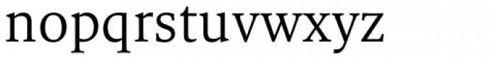 FF Milo Serif OT Font LOWERCASE