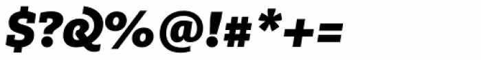 FF Milo Slab OT Black Italic Font OTHER CHARS
