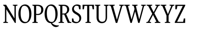 FF More Condensed Book Font UPPERCASE