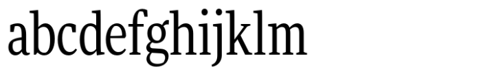 FF More Condensed Book Font LOWERCASE