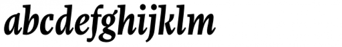 FF More OT Condensed Bold Italic Font LOWERCASE