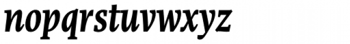 FF More OT Condensed Bold Italic Font LOWERCASE