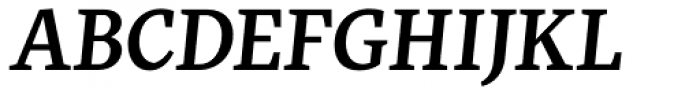 FF More OT Medium Italic Font UPPERCASE