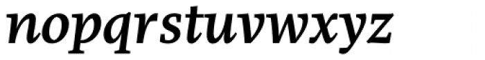 FF More OT Medium Italic Font LOWERCASE