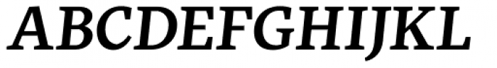 FF More OT Wide Medium Italic Font UPPERCASE