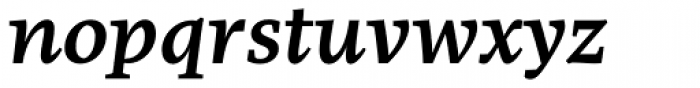 FF More OT Wide Medium Italic Font LOWERCASE