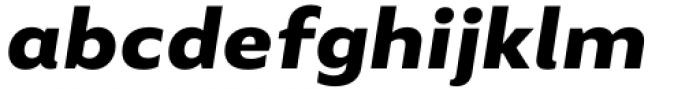 FF Mutual Bold Italic Font LOWERCASE